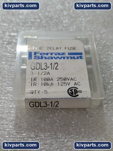 Mersen GDL3-1/2 Time-Delay Fuse – actual item, photo 3 of 6