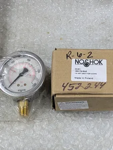 Noshok 25-901-1500 PSI/BAR Pressure Gauge – actual item, photo 1 of 6