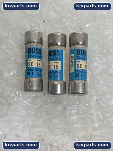 Bussmann DG04-74 Type SC SC-15 Time Delay Fuses – actual item, photo 3 of 7