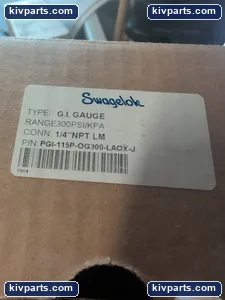 Swagelok 1/4MNPT GI Gauge – actual item, photo 3 of 4