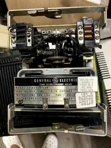 General Electric 12IAC53B104A Time Overcurrent Relay