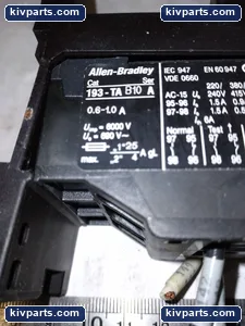 Allen-Bradley 193-TA Overload Relay – actual item, photo 3 of 4