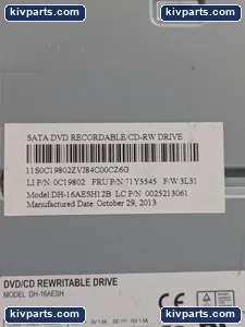 Lite-on DH-16AESH12B Rewritable SATA Optical Drive – actual item, photo 3 of 7