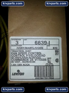 Leviton Leviton 6639-I Rotary Quiet Fan Speed Control – actual item, photo 2 of 4