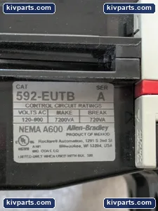 Allen-Bradley 592-EUTB Eutectic Alloy Overload Relay – actual item, photo 8 of 10