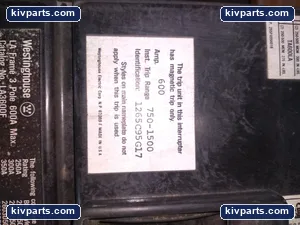 Westinghouse LA3600F Circuit Breaker – actual item, photo 2 of 6