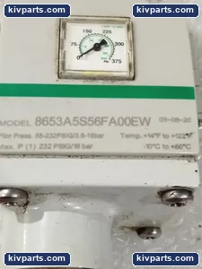 ASCO 8653A5S56FA00EW Numatics Solenoid Valve – actual item, photo 5 of 6