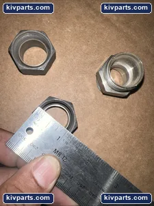 LOT OF 12 SWAGELOCK Coupling STAINLESS STEEL Dbhb Missing Ferrules – actual item, photo 4 of 4