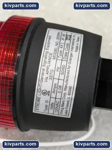 Grainger 2ERP6 Mars Red Strobe Warning Light – actual item, photo 7 of 17