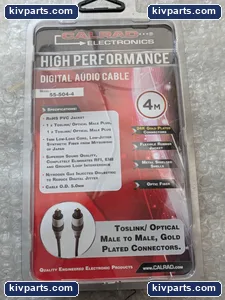 Calrad 55-504-4 Digital Optical Audio Cable – actual item, photo 2 of 3