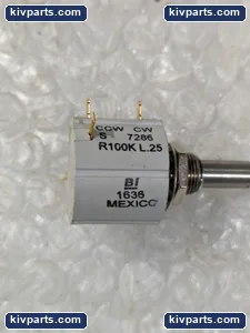 BI Technologies 7286R100KL.25 Precision Potentiometer – actual item, photo 4 of 5