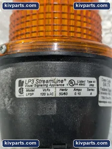 Federal Signal LP3P-120A Amber Strobe Beacon Light – actual item, photo 2 of 5