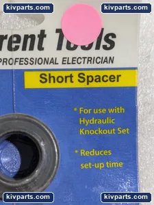 Current Tools 1553P Short Spacer for Hydraulic Knockout Punch Set Electrician – actual item, photo 2 of 7
