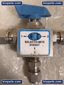 Hoke 7165G6Y Selecto-Mite Ball Valve – actual item, photo 2 of 5