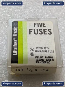 Littelfuse 3AB-1/8A-314 Fuse – actual item, photo 6 of 7