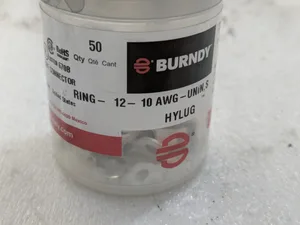 Burndy T108 Uninsulated Ring Tongue Terminal