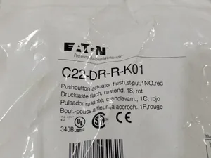 Eaton C22-DR-R-K01 Pushbuttonred