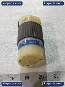 Hubbell HBL2611 Insulgrip Twist-Lock Plug – actual item, photo 6 of 7
