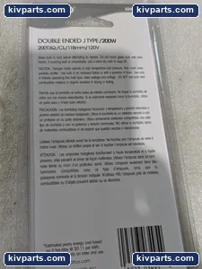Satco S3495 T3 R7s Double Ended Halogen Lamp – actual item, photo 7 of 9