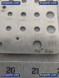 Imperial Wire and Drill Bit Gauge – actual item, photo 6 of 8