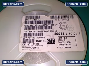 ATC 600S3R0AT250XT RF High-Q Ceramic Capacitor – actual item, photo 2 of 3
