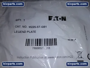 Eaton M22S-ST-GB1 Pushbutton Label Holder – actual item, photo 2 of 3