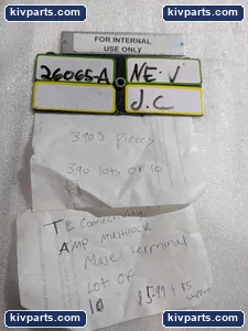 T E CONNECTIVITY AMP MULTILOCK MALE TERMINAL (LOT OF 10 ) – actual item, photo 6 of 6