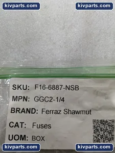 Mersen GGC2-1/4 Acting Fuse – actual item, photo 3 of 5