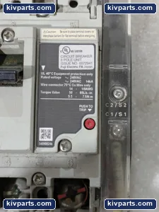 Fuji Electric BW100EAGU-3P075 Auto Breaker – actual item, photo 4 of 8