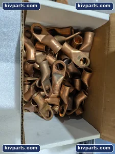 COPPER LUGS 1/0 WIRE 1/2 DIA (LOT OF 5) – actual item, photo 3 of 4
