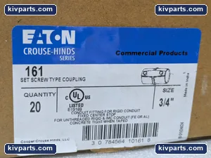 Eaton 161 Set Screw Conduit Coupling – actual item, photo 2 of 12