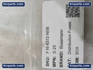 Bussmann S-25 Fuse – actual item, photo 2 of 8