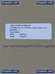 Jdsu L4-2486-005 Fiber Coupled Laser Diode – actual item, photo 3 of 9