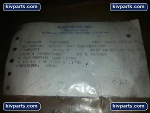 Flexitallic R 304 GRFOIL GTA Gasket .175 x 4-13/16 x 5-7/16 Lot of 2 Industrial – actual item, photo 2 of 2