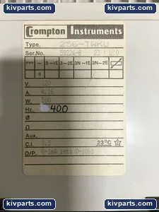 Crompton 256-TWKU Power Transducer KWT3 Watt Meter – actual item, photo 2 of 3