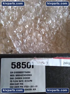 Brooks 5850IA2CM342BEA Mass Flow Controller – actual item, photo 3 of 4