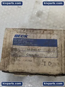 York 14-2840-17 Beck Motor Run Capacitor – actual item, photo 2 of 5