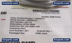 Siemens EO160821-005 627119 Stop Ring Bushing – actual item, photo 2 of 5