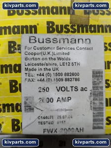 Bussmann FWX-2000AH AC Semiconductor Fuse – actual item, photo 3 of 10