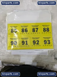 Gilbarco K9661607 Veeder Root Sticker for Pump – actual item, photo 3 of 4