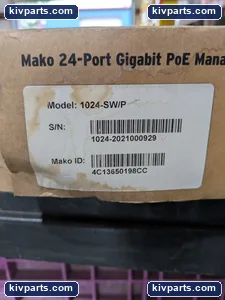 Mako 1024-SW/P Gigabit PoE Managed Switch – actual item, photo 4 of 5