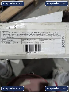 Eaton LPXC25 LED Exit Sign Sure Light – actual item, photo 2 of 3