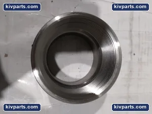 3" Stainless Steel Threaded Pipe Adapter Nipple Spanner Notch Fitting Industrial – actual item, photo 2 of 6