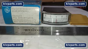General Electric 50-185114EMEM2JSW Type 185 Edgewise Panel Meter – actual item, photo 2 of 5