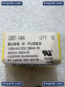 Bussmann GMT-1/4A Indicating Telecom Fuse – actual item, photo 2 of 6