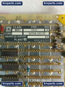 Square D C30585-110-01 C0-2 Processor Board PCB PLC – actual item, photo 2 of 6