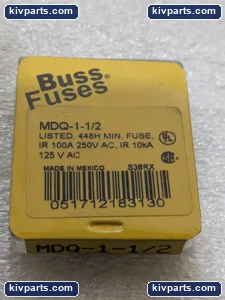 Bussmann MDQ-1-1/2 Time Delay Midget Fuse – actual item, photo 5 of 9