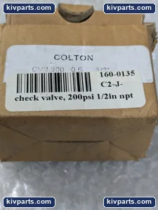 CVB-200 Colton Brass Check Valve – actual item, photo 2 of 5