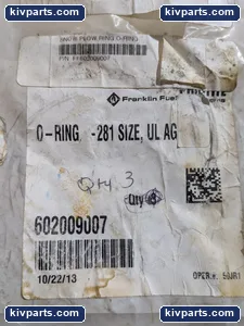 Franklin Fueling 602009007 Systems Snow Plow Ring Gasket – actual item, photo 4 of 5