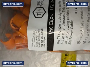 TEK Clip TEK-CP1-12-OR – actual item, photo 3 of 4